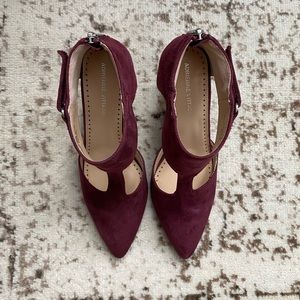 adrienne vittadini size 8 suede pumps